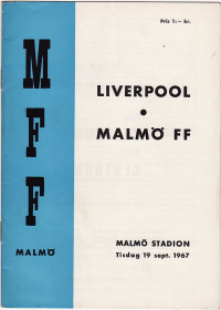 Malmo FF v Liverpool - 1967/1968